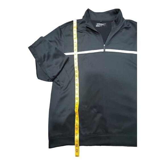 Nike Golf Therma-Fit Men's Black 1/4 Zip Pullover Sweatshirt Top Size L - Picture 4 of 8